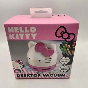 Hello Kitty Desktop Vacuum Sanrio Mini Handheld Cordless Desk Crumb Cleaner Pink